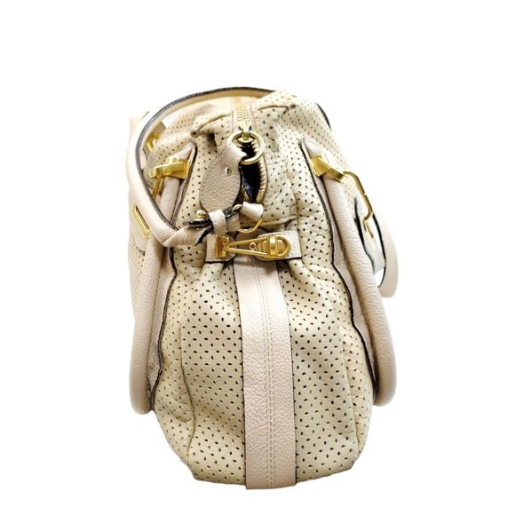 405315J Chloe Shoulder Bag Paraty Beige Leather - Picture 2 of 9